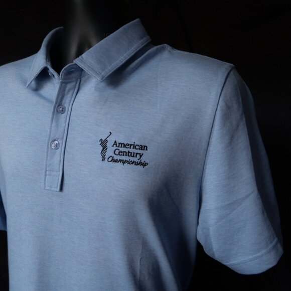 Travis Mathew Lt Blue NBC American Century Polo (L) NEW! ⛳️ - Picture 6 of 12